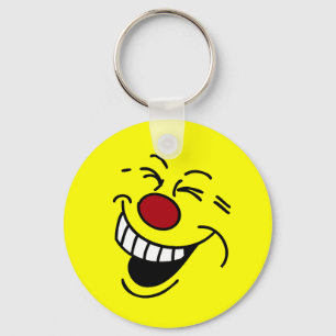 Crazy Face Grumpey Keychain