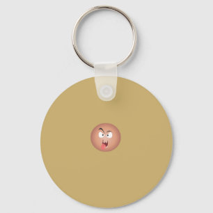 Crazy Face Keychain