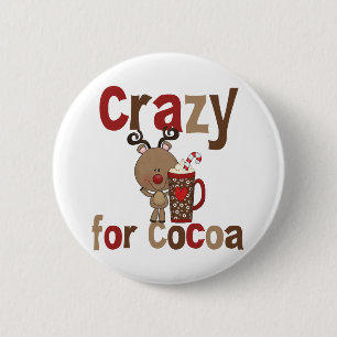 Crazy For Cocoa 2 Inch Round Button