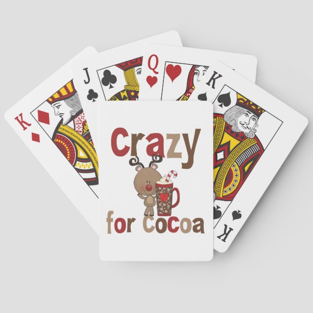Crazy For Cocoa Playing Cards (Back)
