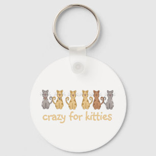 Crazy for Kitties Keychain