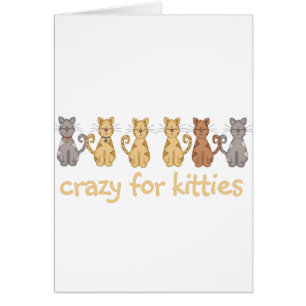 Crazy For Kitties T-shirts et cadeaux