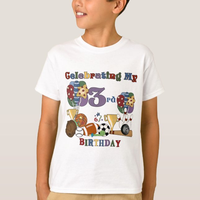 Crazy For Sports 3e Anniversaire Tshirts et cadeau (Devant)