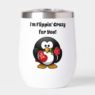 Crazy for You Cute Valentine's Day Love Penguin