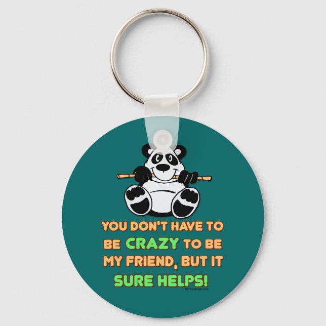 Crazy Friends Keychain (Front)