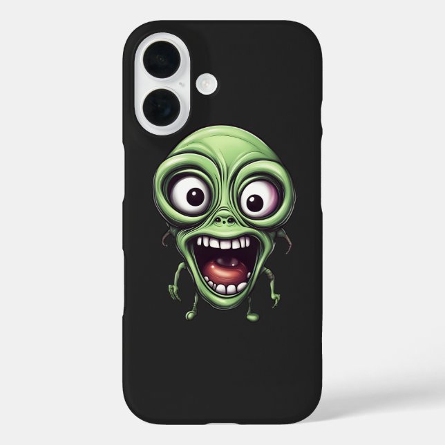 Crazy funny alien Case-Mate iPhone case (Back)
