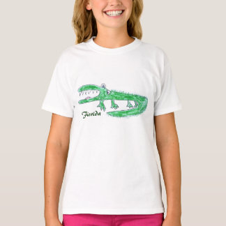 Crazy Gator Cartoon Tshirt