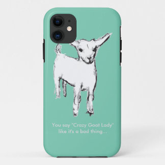 Crazy Goat Lady Cute Goat Kid Phone Case
