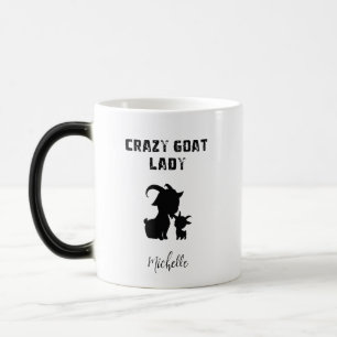 Crazy Goat Lady Funny Farm Animal Enthusiast Magic Mug