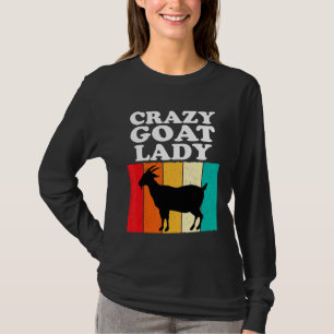 Crazy Goat Lady Goat Girls Women T-Shirt