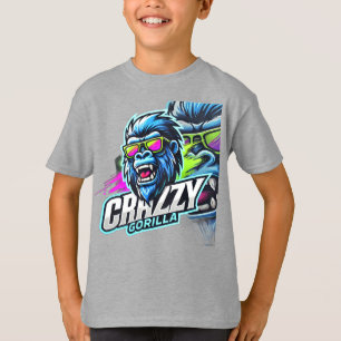 Crazy Gorilla – Strength & Savage Energy Tee