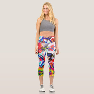 Crazy print outlet leggings