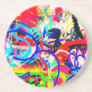 Crazy Graffiti Coaster
