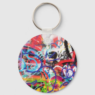 Crazy Graffiti Keychain