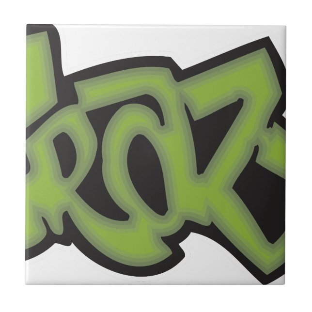 Crazy - Graffiti Tile (Front)