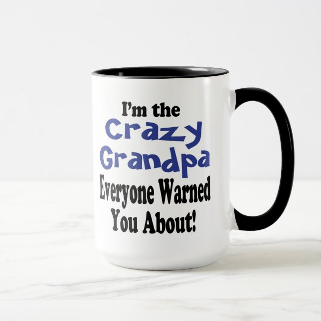 Crazy Grand-pa Mug (Droite)
