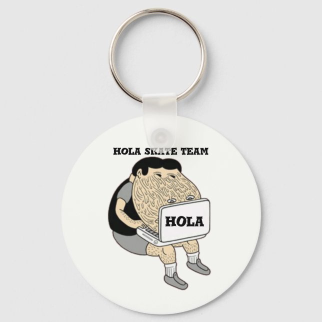 crazy guy keychain (Front)