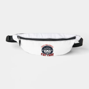 Crazy Halloween Cat Lady Vintage Witch Cat Shirt_1 Fanny Pack