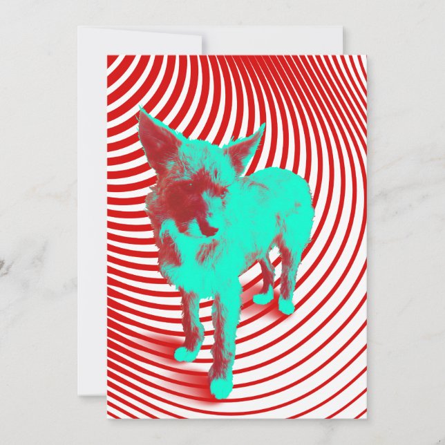 crazy hazie pups invitation (Front)