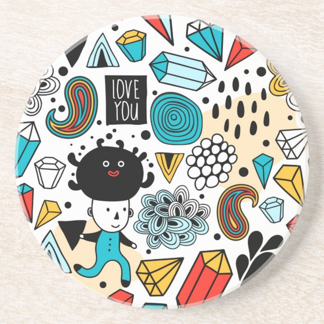 Crazy head coaster (Front)