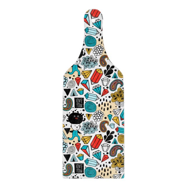 Crazy head cutting board (Front)