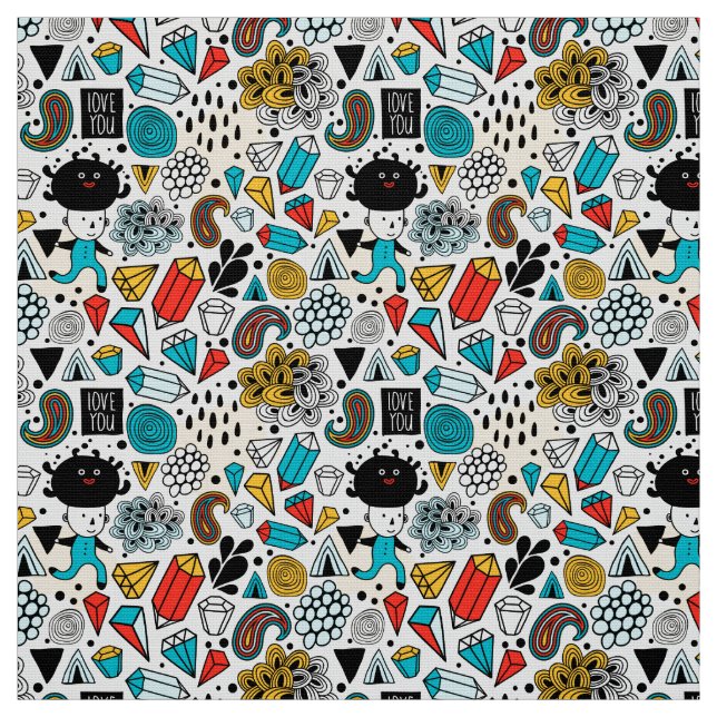 Crazy head fabric (Swatch)
