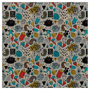 Crazy head fabric