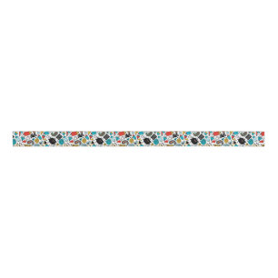 Crazy head grosgrain ribbon