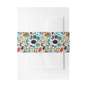 Crazy head invitation belly band