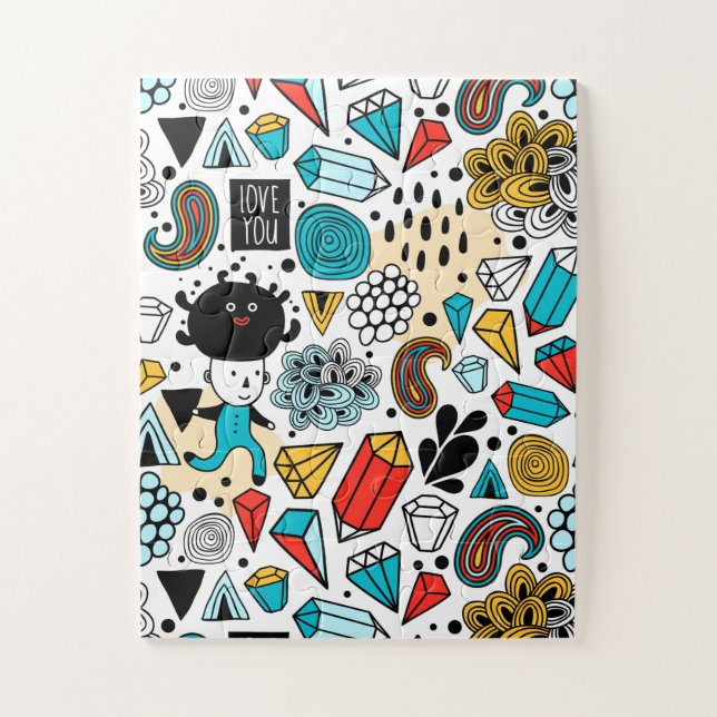 Crazy head jigsaw puzzle (Vertical)