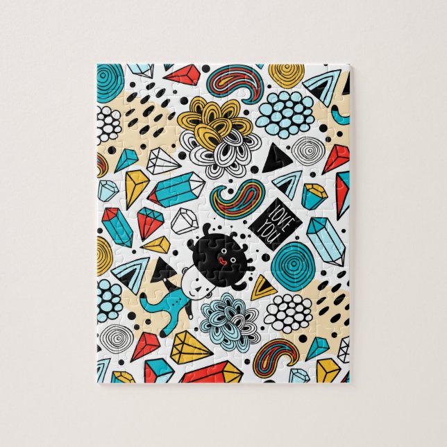 Crazy head jigsaw puzzle (Vertical)