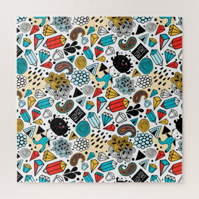 Crazy head jigsaw puzzle (Vertical)