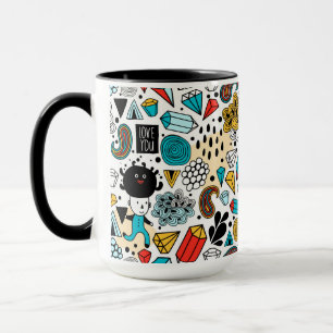 Crazy head mug