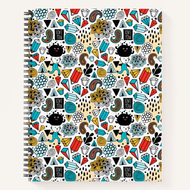 Crazy head notebook (Front)