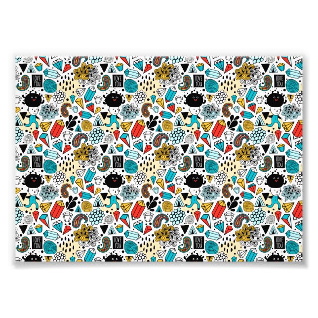 Crazy head photo print (Front)