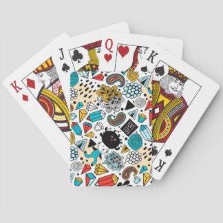 Crazy head playing cards