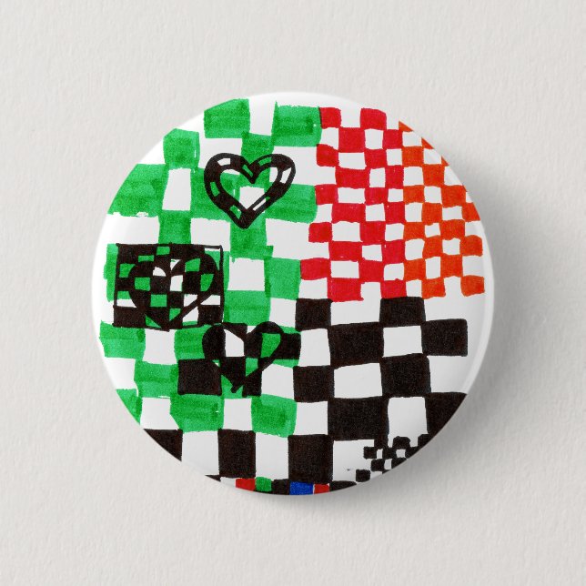 Crazy HeartQuilt Pin (Front)