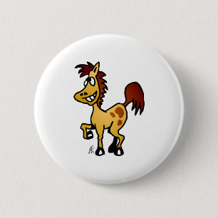 Crazy Horse 2 Inch Round Button