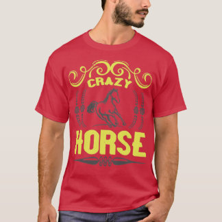 Crazy Horse  Horse Designs  T-Shirt