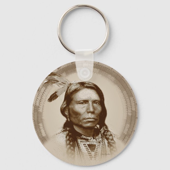 Crazy Horse Keychain (Front)