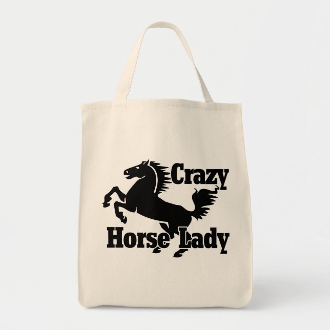 Crazy Horse Lady Tote Bag (Front)