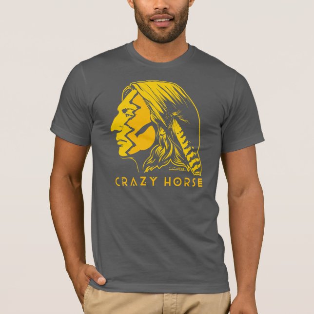 Crazy Horse War Paint T-Shirt (Front)