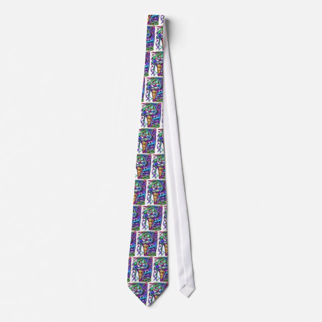 crazy ice cream cone 1 tie (Front)