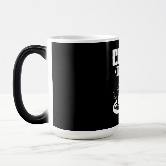 Crazy Iguana Lady Magic Mug (Left)