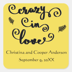 Crazy in Love - Sticker Carré