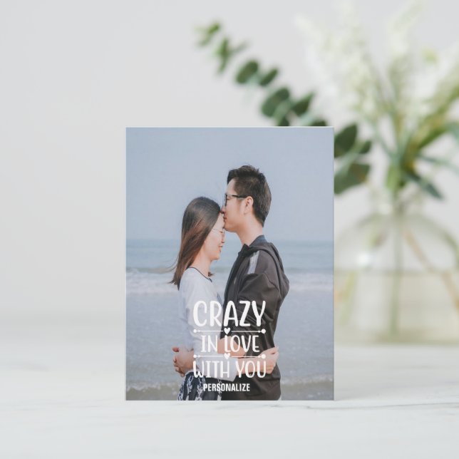 Crazy In Love With You Postcard (Standing Front)
