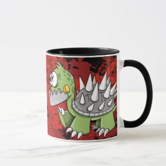 Crazy Insane Cyborg Robot War Turtle Mug