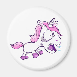 Crazy Insane Little Unicorn Magnet