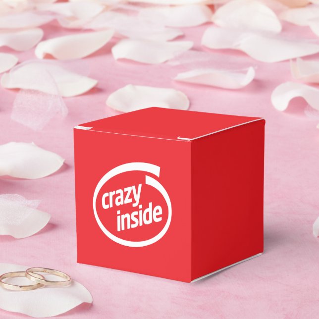 Crazy inside favor box (Wedding)