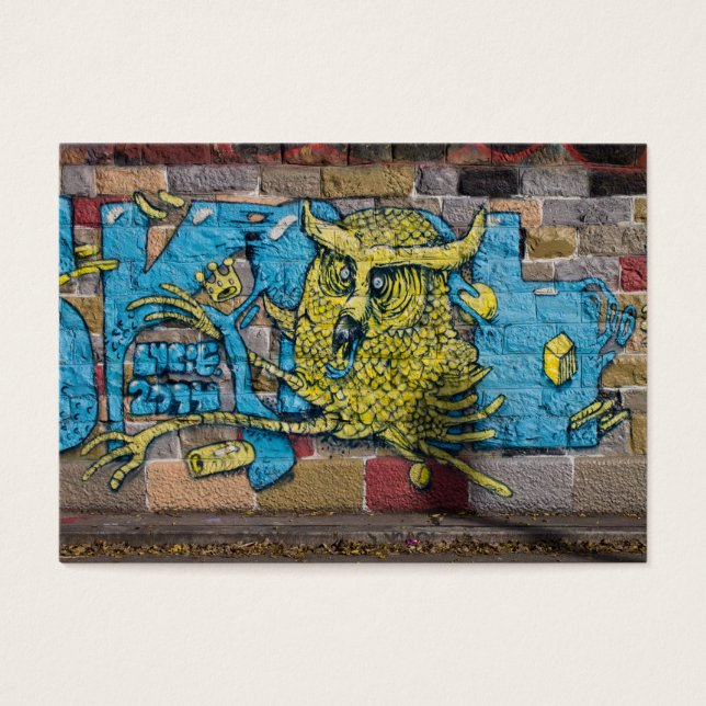 Crazy Kind Of Fantasy Horned Owl Graffiti (Front)